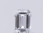 0.29ct Emerald Lab Grown Diamond (Colour E, Clarity VVS2, IGI Certified)