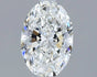 1.04ct Oval Lab Grown Diamond (Colour E, Clarity IF, IGI Certified)