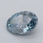 1.54ct Oval Lab Grown Diamond (Colour Fancy Vivid Blue, Clarity VVS1, IGI Certified)
