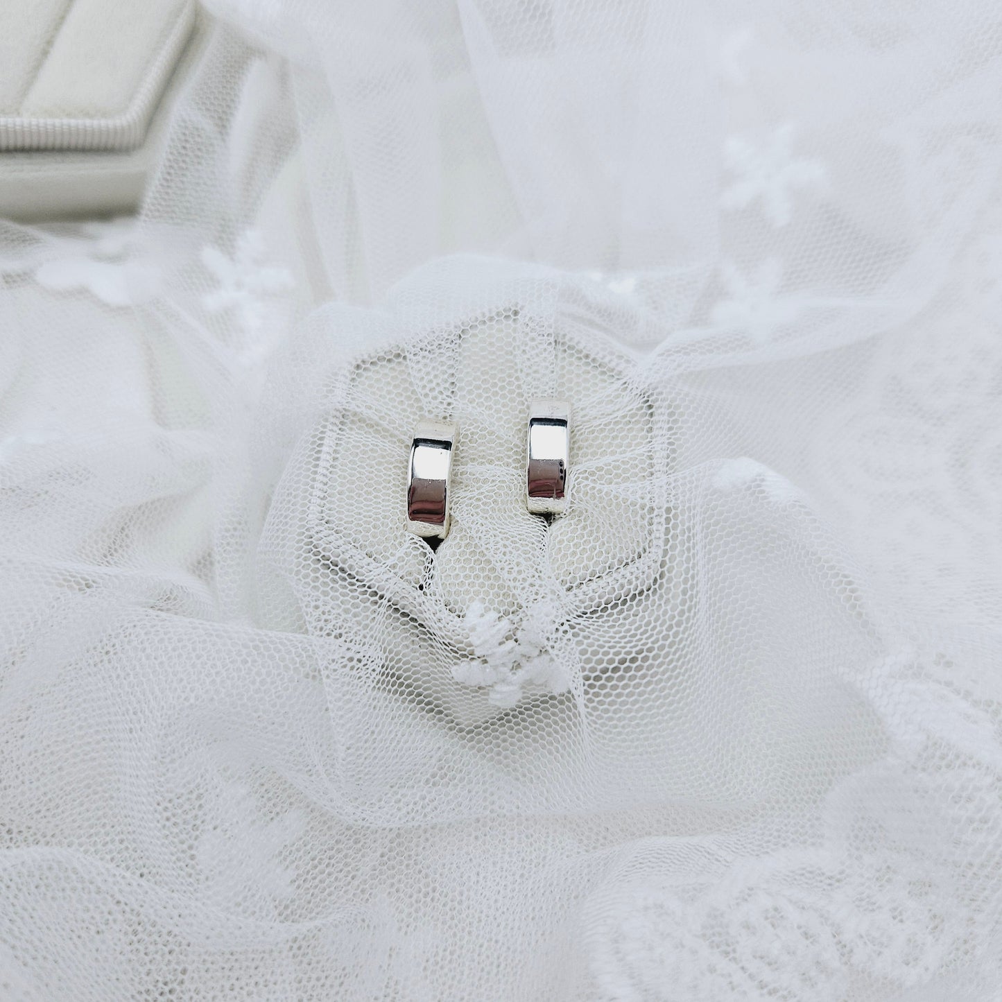 Pointed Huggie Earrings