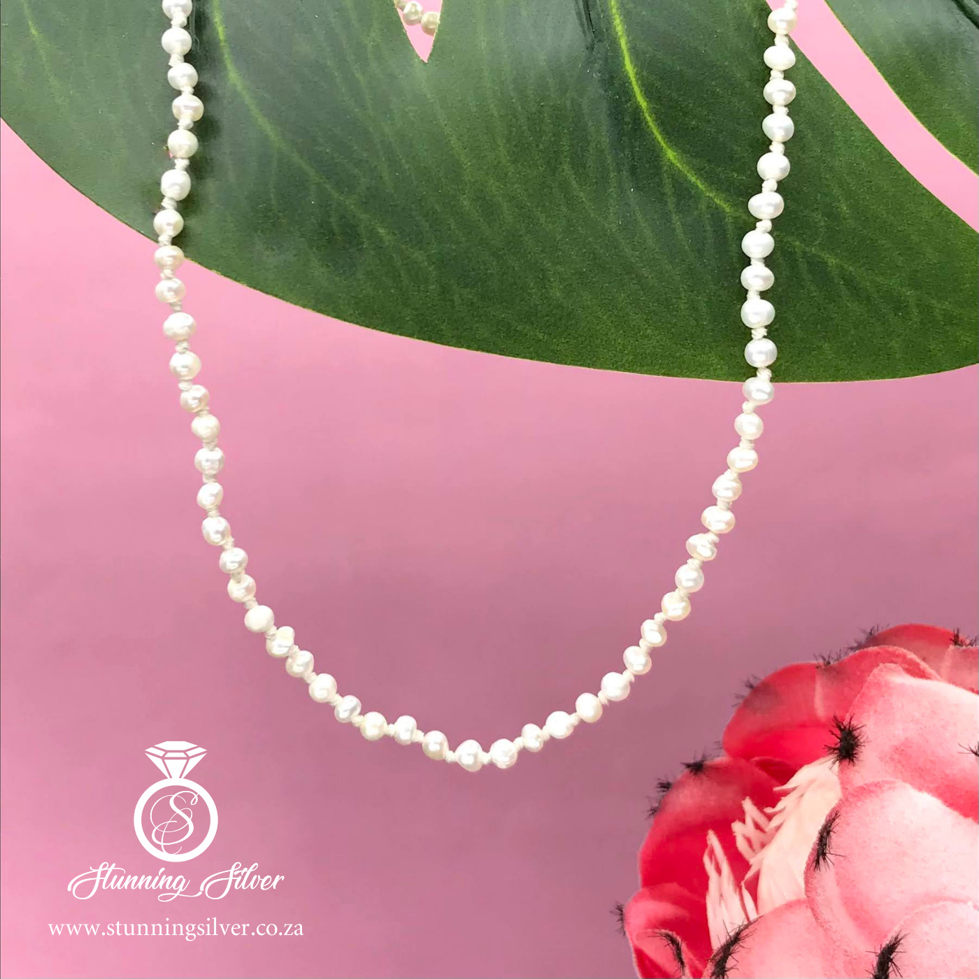 3mm Fine Pearl Necklace