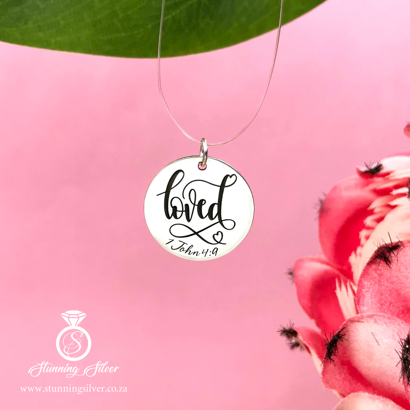 1 John 4:9 Loved Pendant