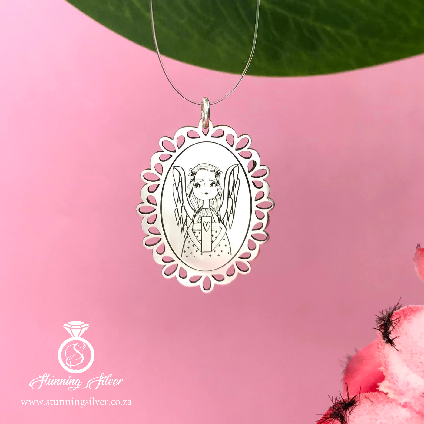 Angel of Faith Lace Border