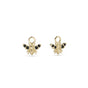 9ct Gold BeeLoved Earring Charms - Black