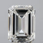 3.14ct Emerald Lab Grown Diamond (Colour G, Clarity VS1, IGI Certified)