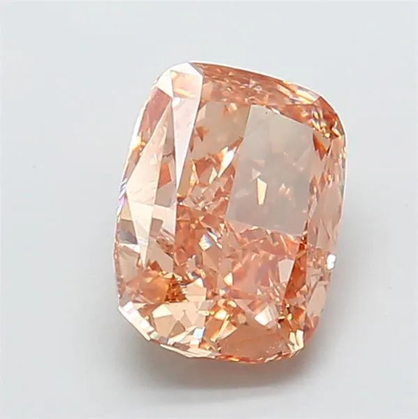 3.19ct Cushion modified Lab Grown Diamond (Colour Fancy Yellow Brown, Clarity VS1, IGI Certified)