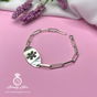 Medical Bracelet with Paperclip Chain