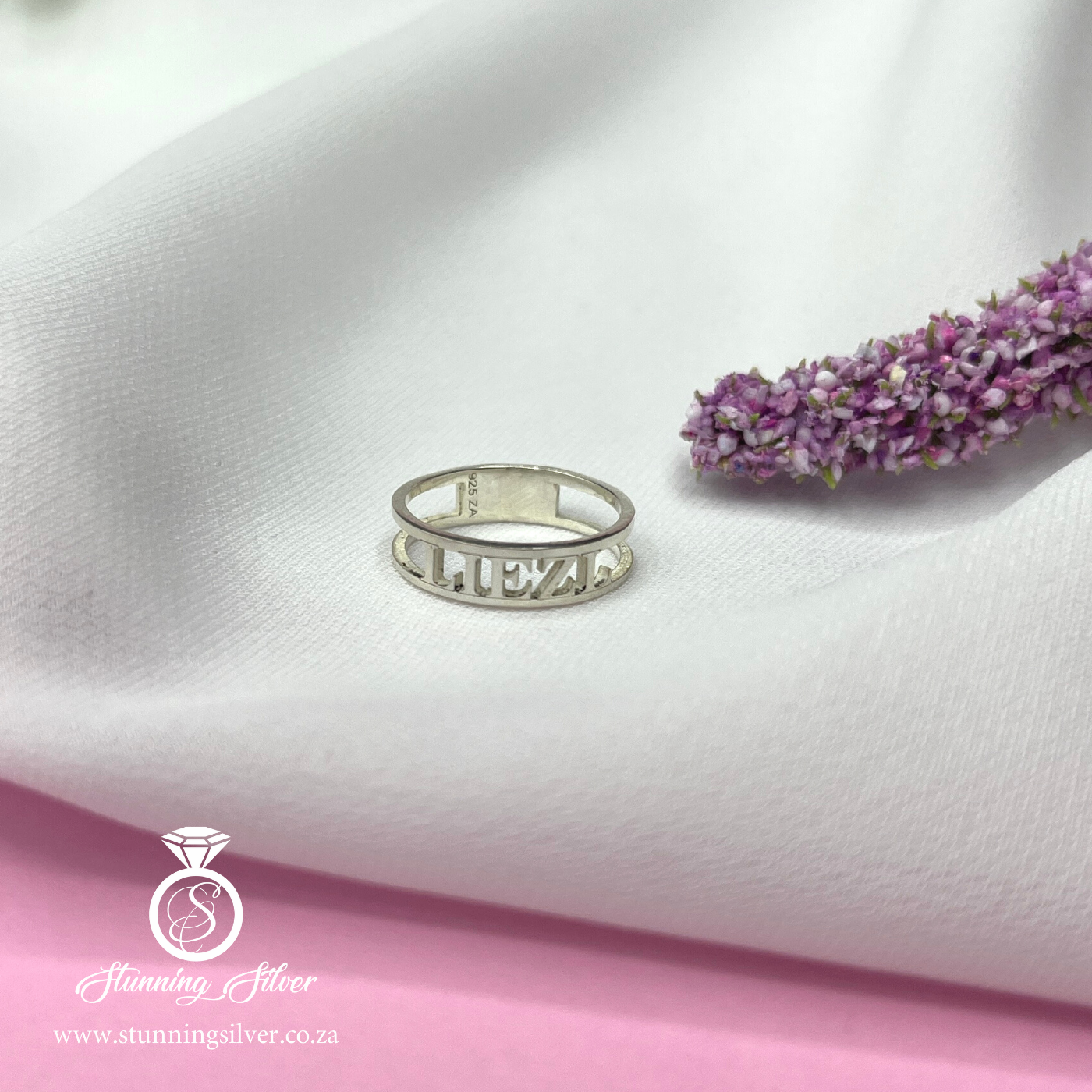 Cut Out Name Ring