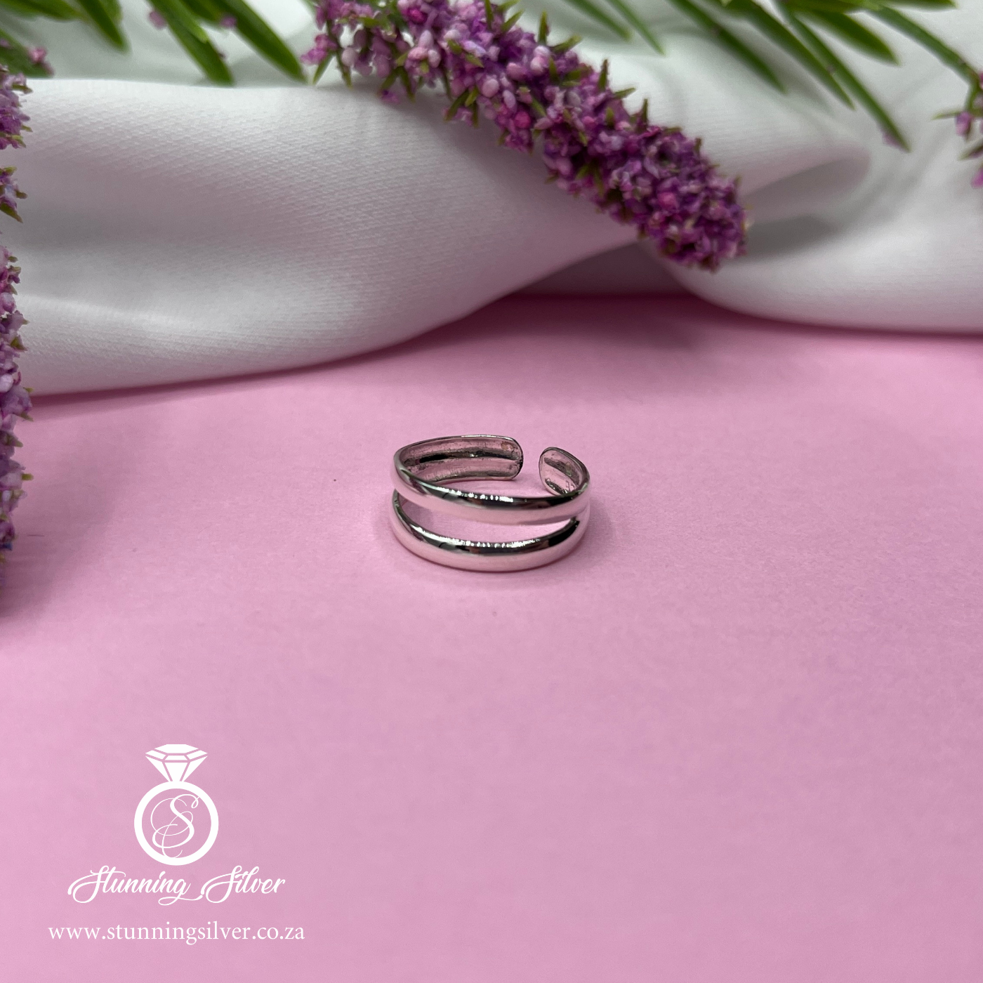 Double Band Toe Ring