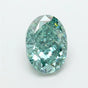 4.01ct Oval Lab Grown Diamond (Colour Fancy Vivid Green, Clarity VS1, IGI Certified)