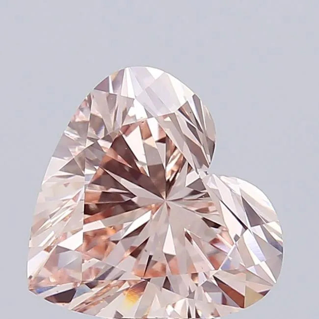 5.00ct Heart Lab Grown Diamond (Colour Fancy Intense Pink, Clarity VS1, IGI Certified)