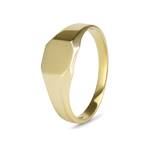 Square Signet Ring(7.7mm x 7.7mm)- 9ct Yellow Gold