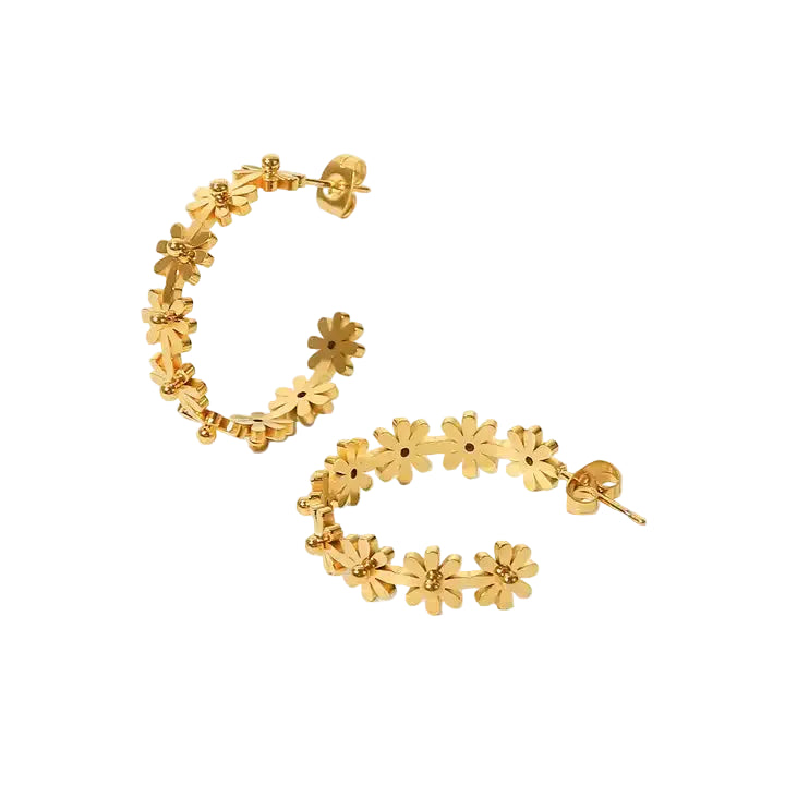 Bloom Hoop Earrings