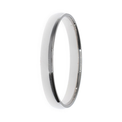 Men's Wedding Band: 9ct White Gold Supreme Fit (3mm)