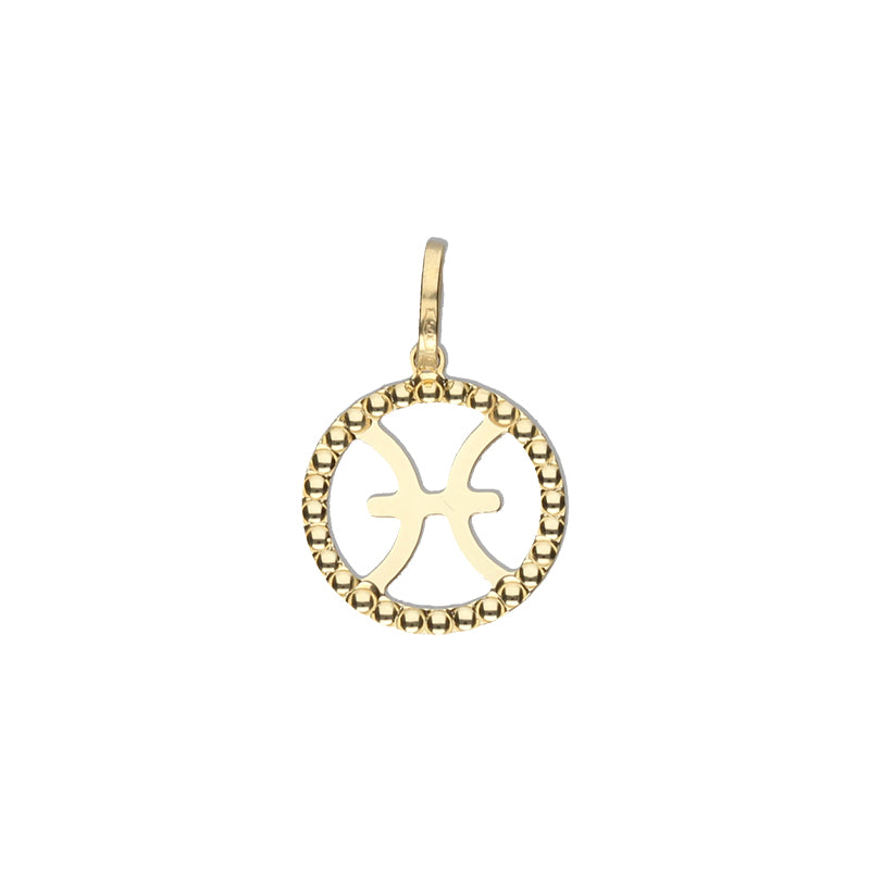 Pisces Charm- 9ct Yellow Gold