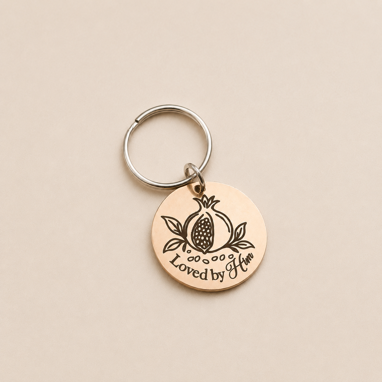 Loved by Him Keychain