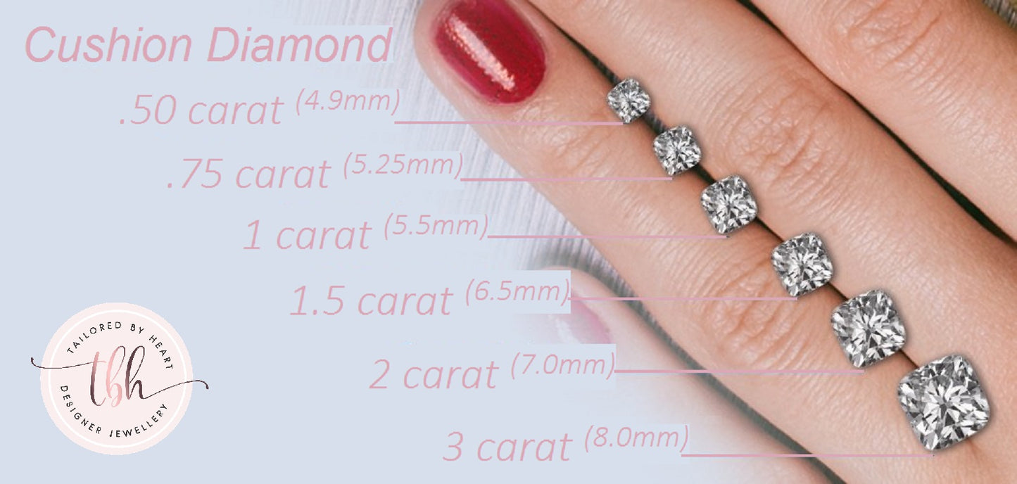 Cushion Cut Moissanite