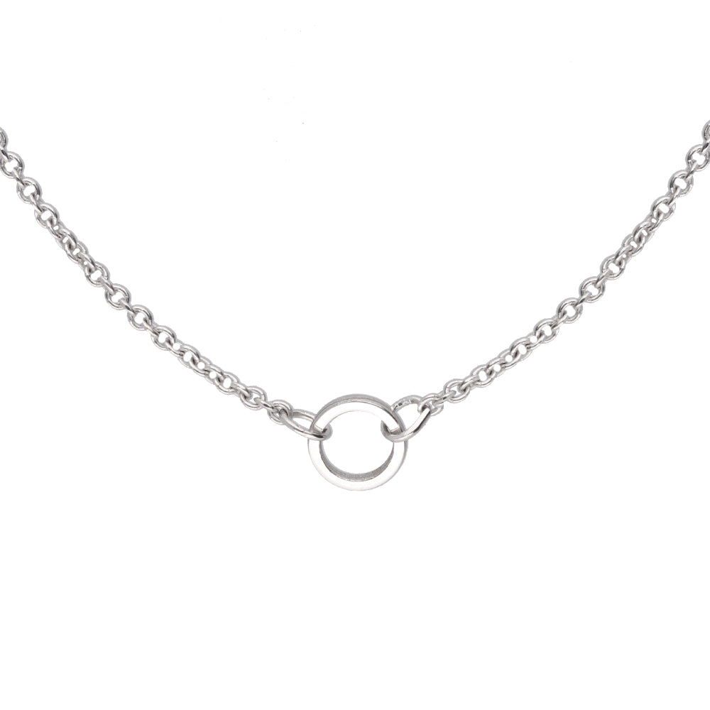 Circle Link Necklace (1.4mm)- Sterling Silver