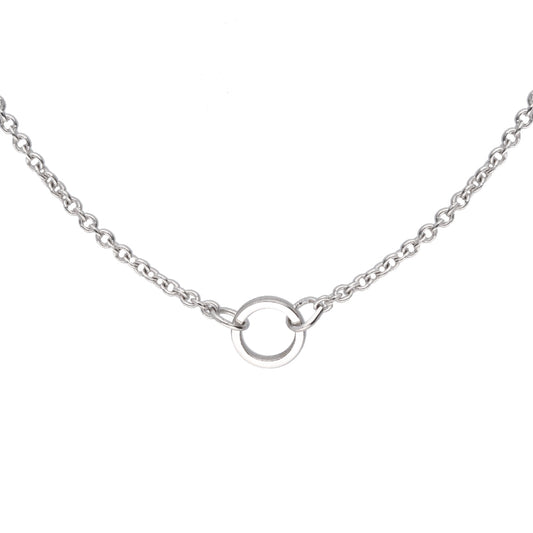 Circle Link Necklace (1.4mm)- Sterling Silver