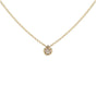 Single Illusion Necklace- 9ct Yellow Gold Diamond