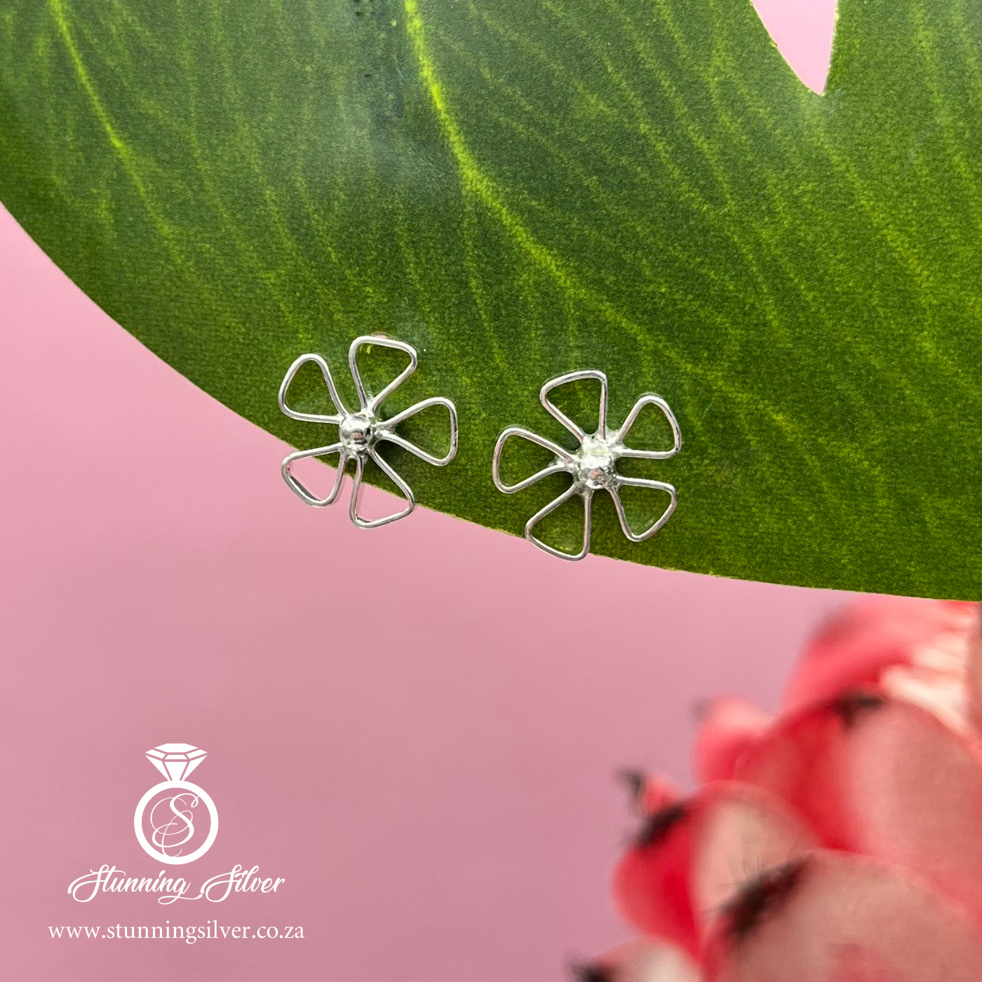 Flower Stud Earrings