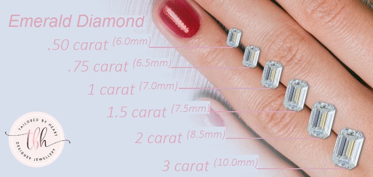 Emerald Cut Moissanite