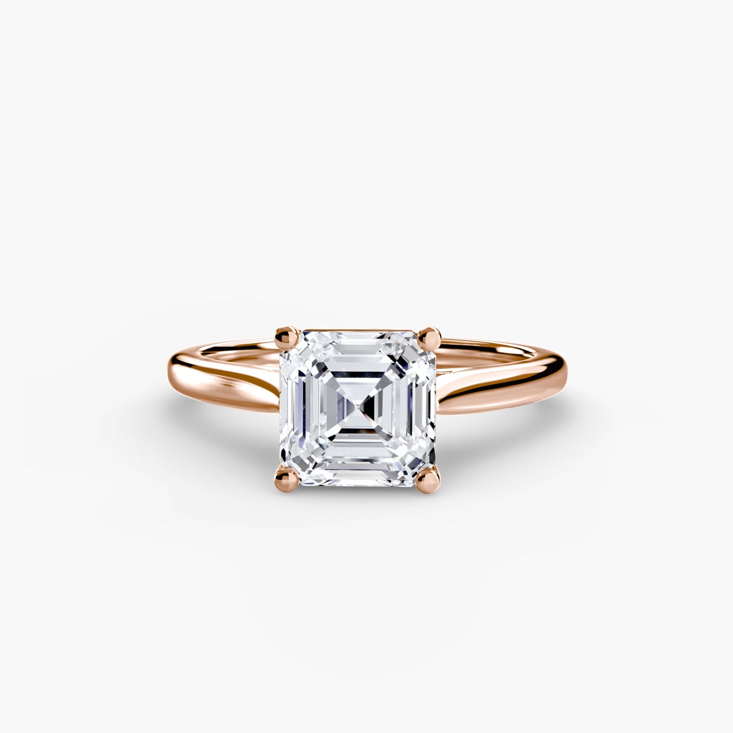 Isabeau Moissanite - Rose Gold Asscher