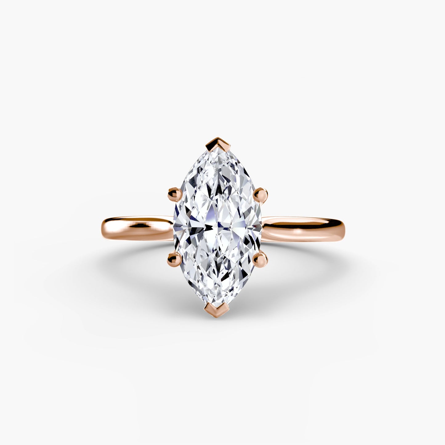 Isabeau Moissanite - Rose Gold Marquise