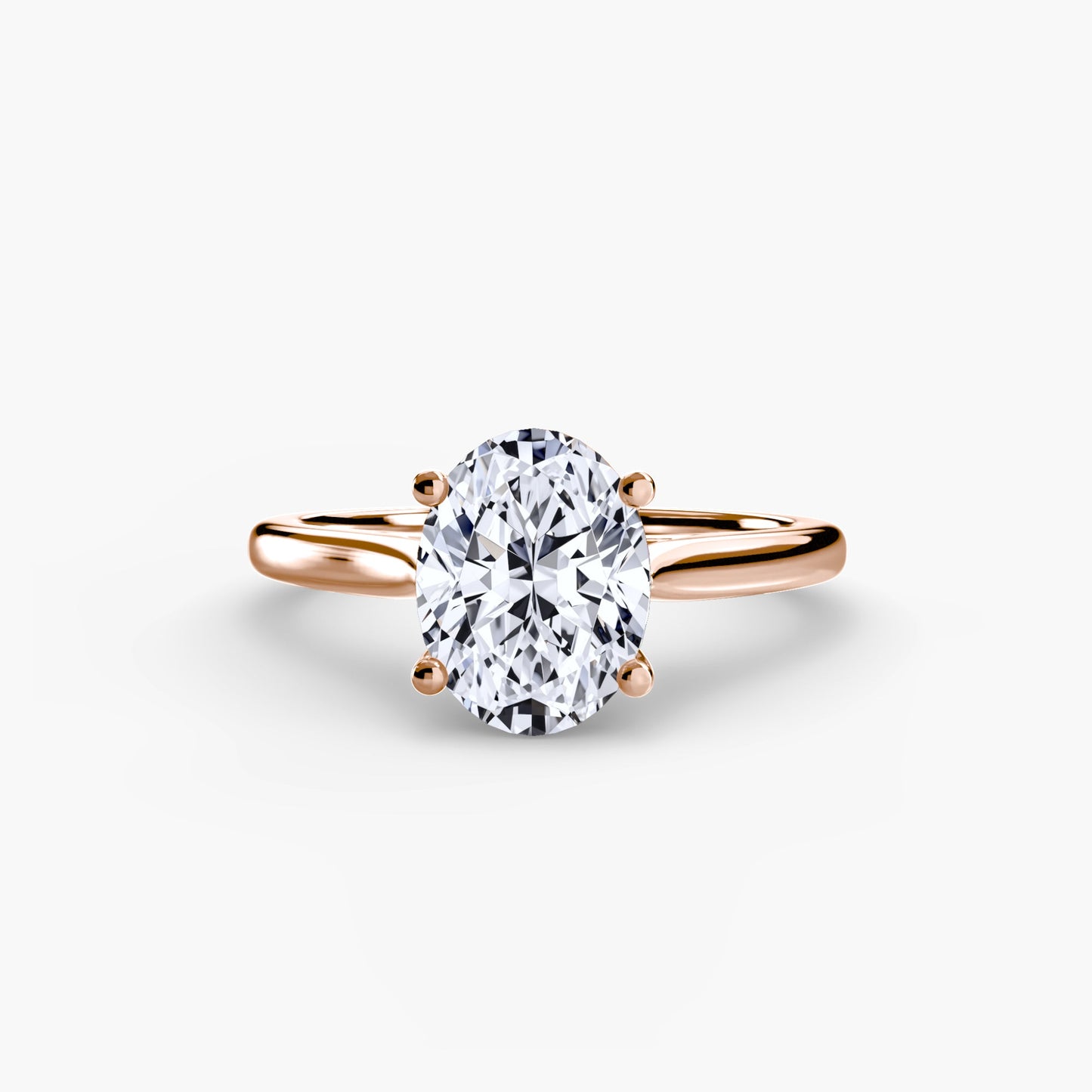 Isabeau Moissanite - Rose Gold Oval