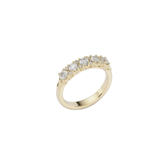 Kaitlyn - 9ct Gold with White Stones