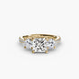 Odette with Moissanites - Princess