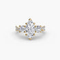 Livia with Moissanites - Marquis