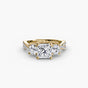 Livia with Moissanites - Princess