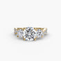 Livia with Moissanites - Round