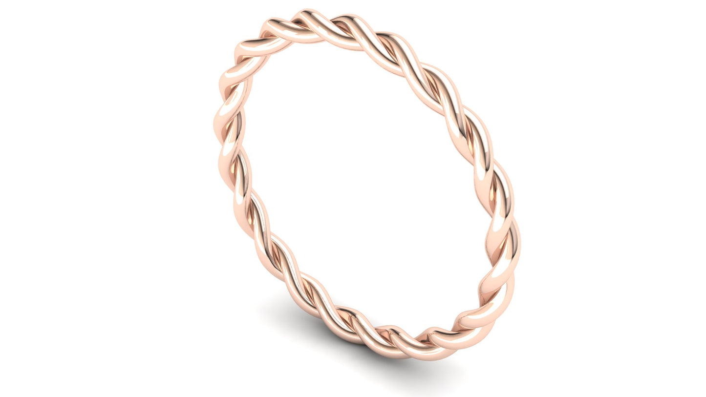Strelitzia Eternity Ring: 9ct Rose Gold
