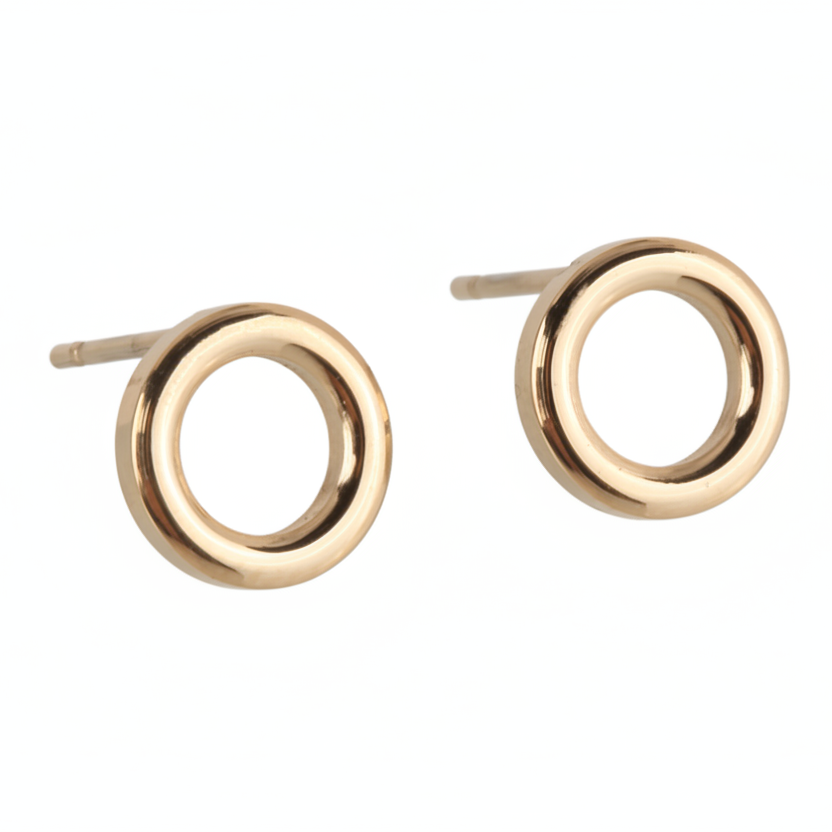 Halo Gold Studs