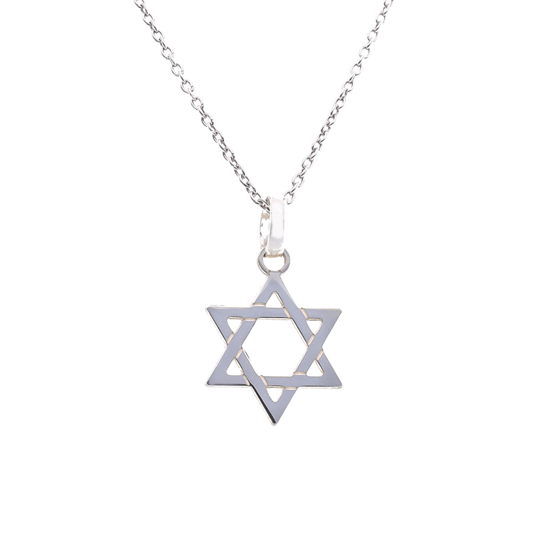 925 Silver Star of David Pendant