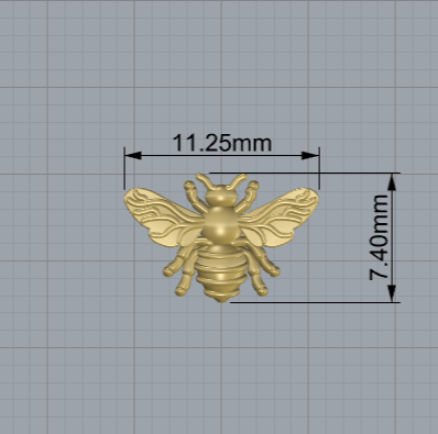 9ct Gold BeeLoved Stud Earrings - White