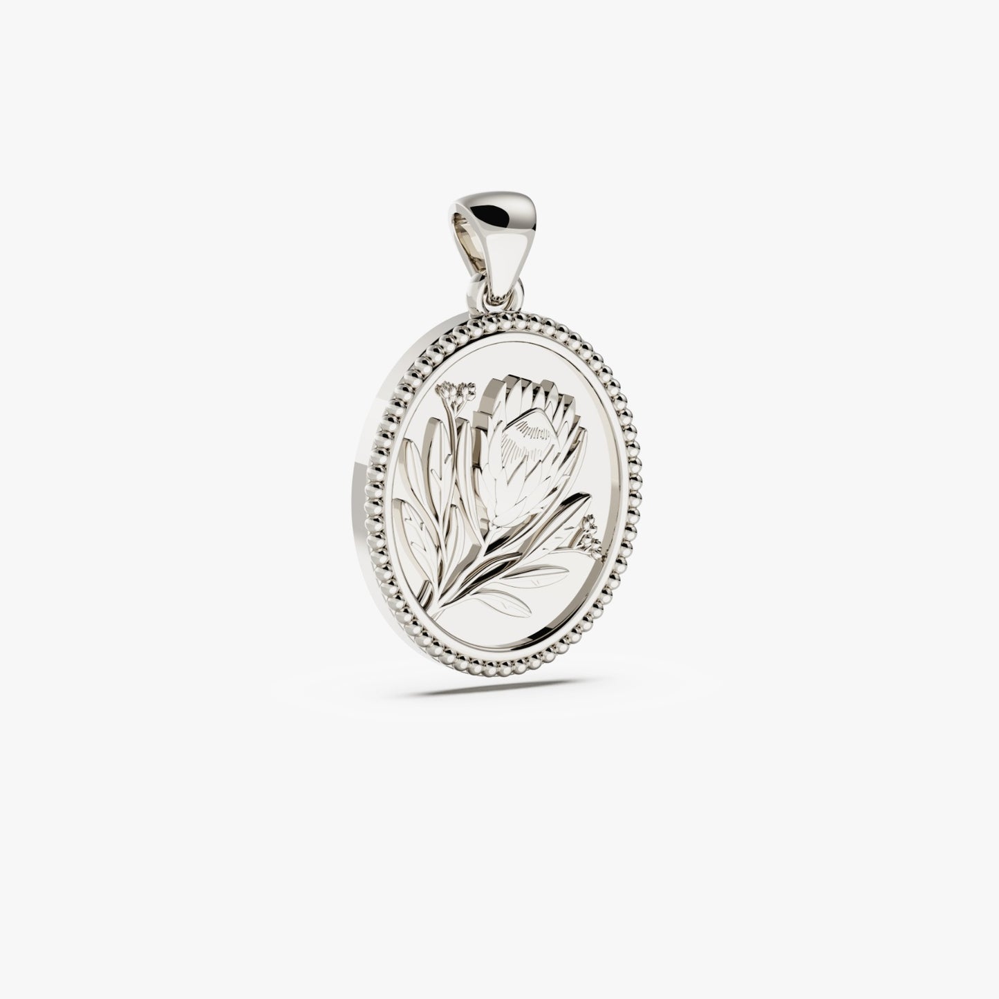 Oval Fynbos Protea Pendant