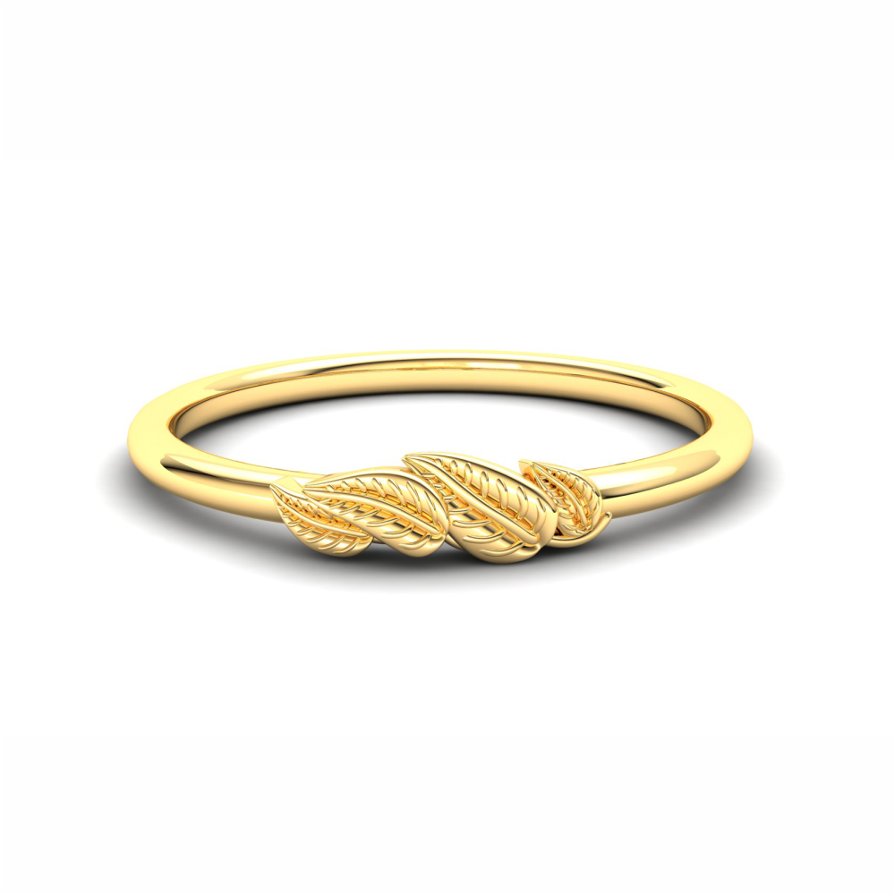 Fern Eternity Ring: 9ct Yellow Gold