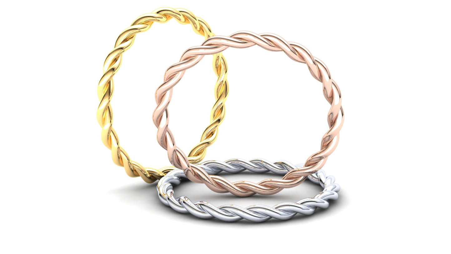 Strelitzia Eternity Ring: 925 Silver