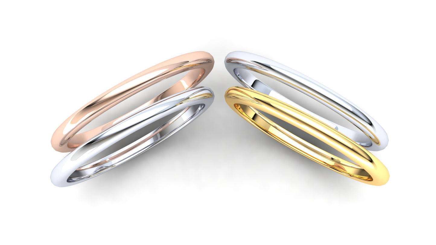Wisteria Eternity Ring: 925 Silver