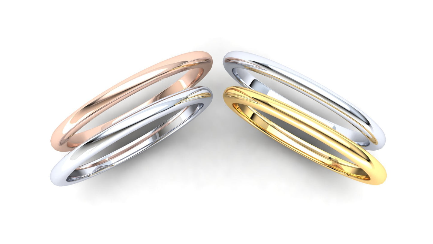 Wisteria Eternity Ring: 9ct Rose Gold
