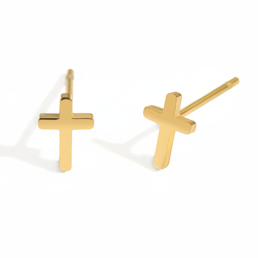 Cross Stud Earrings