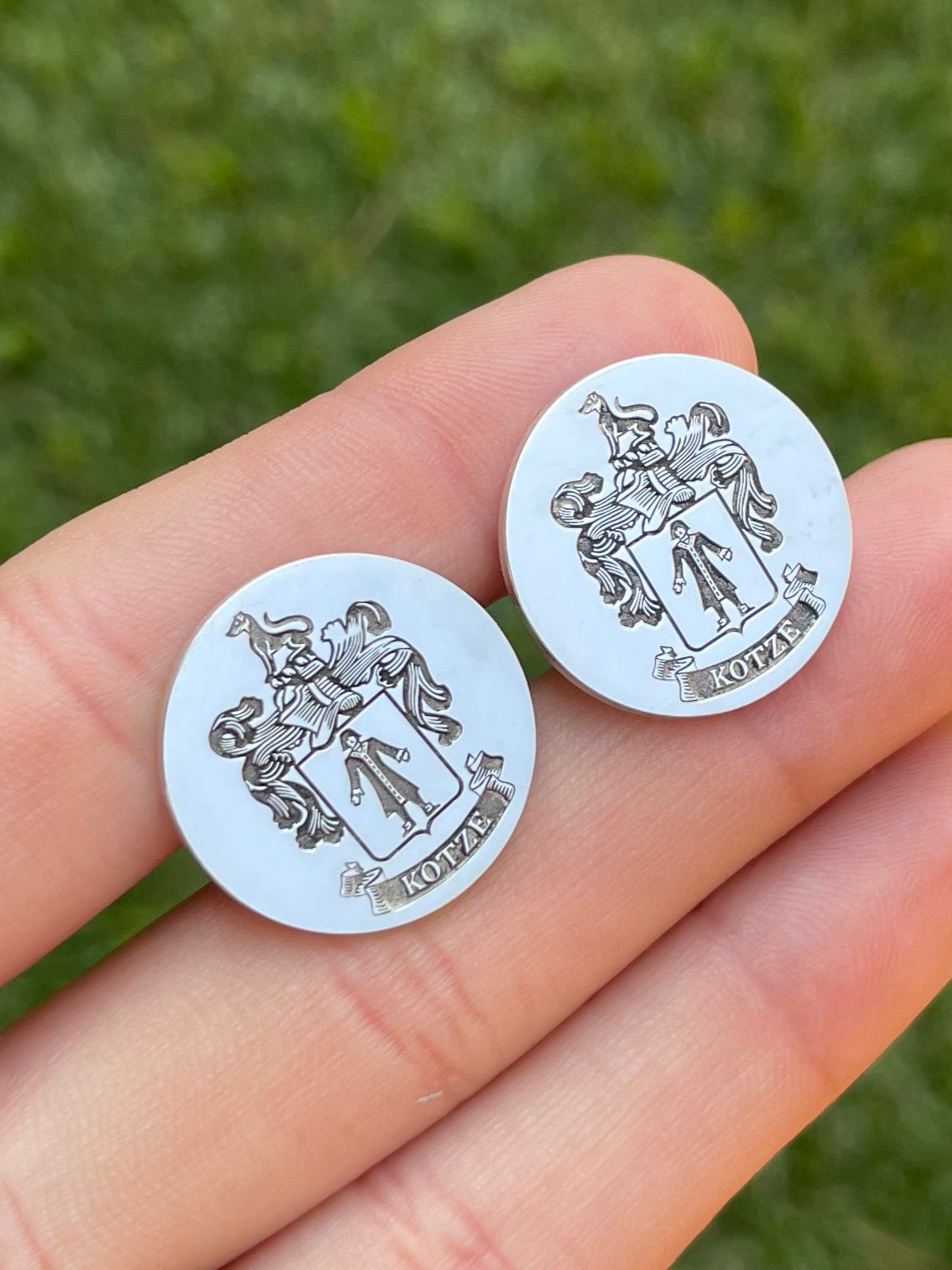 Personalised Family Crest Cufflinks