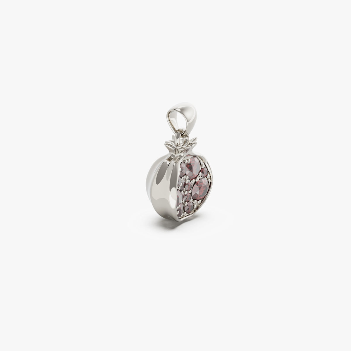 Loved by Him - Pomegranate Pendant Large Stones