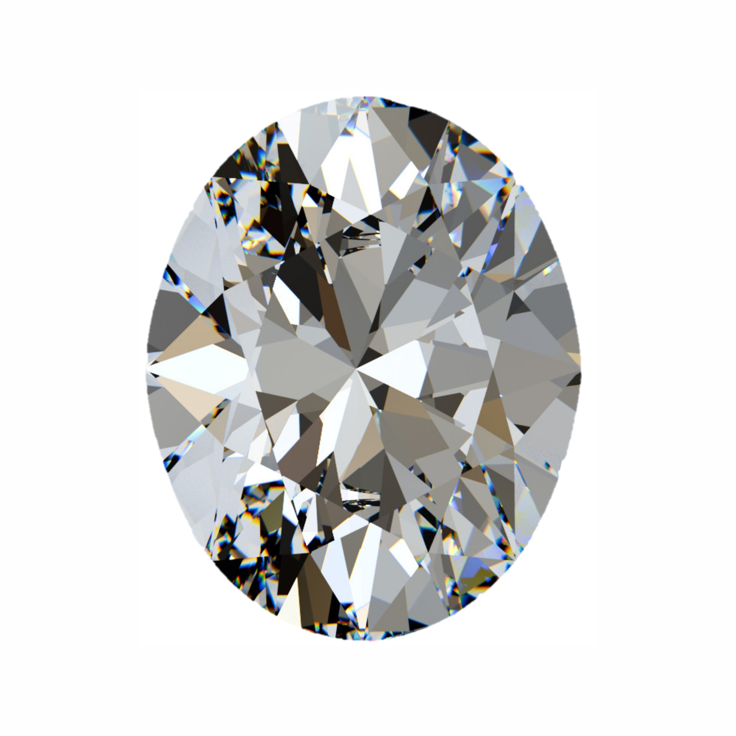 Oval Moissanites