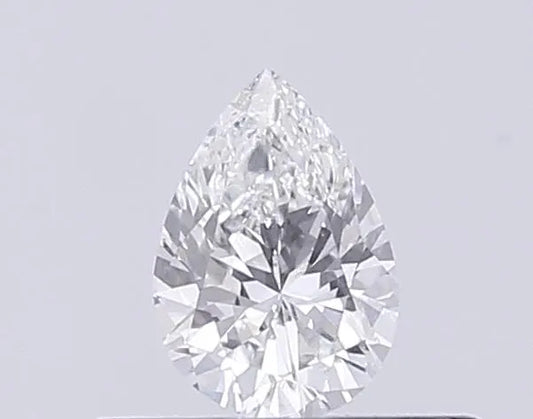0.22ct Pear Lab Grown Diamond (Colour F, Clarity VS1, IGI Certified)
