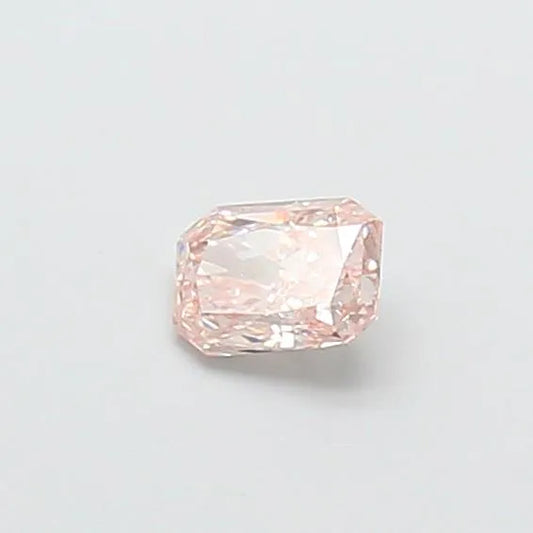 0.27ct Radiant Lab Grown Diamond (Colour Fancy Light Brown Pink, Clarity VS2, IGI Certified)