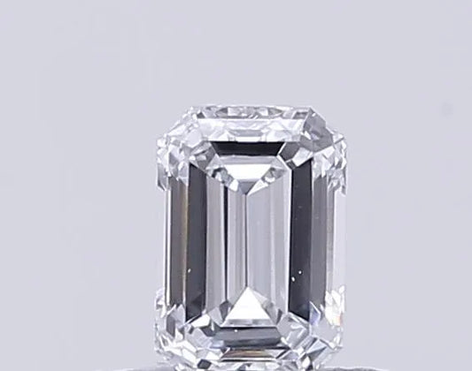 0.29ct Emerald Lab Grown Diamond (Colour E, Clarity VVS2, IGI Certified)